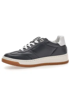 Sneaker nera in vera pelle con dettagli bianchi Grace-PITTARELLO CAPSULE Best