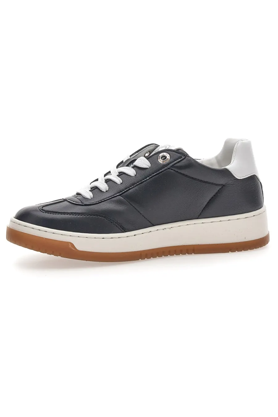 Sneaker nera in vera pelle con dettagli bianchi Grace-PITTARELLO CAPSULE Best