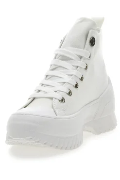 Sneakers Alte Bianche con Platform FY7602-FREDDY Outlet