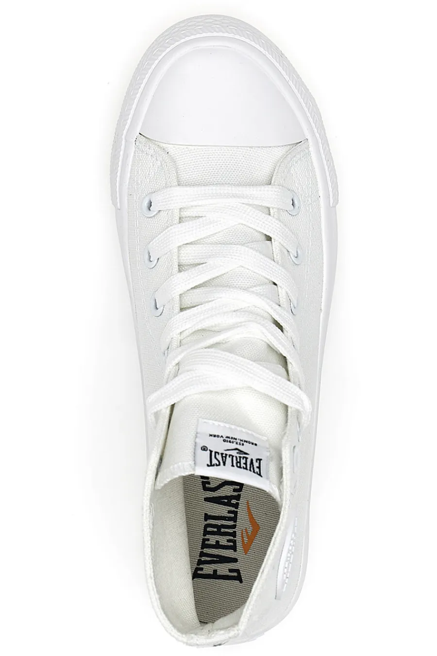 Sneakers Alte in Tela Bianche 238-EVERLAST