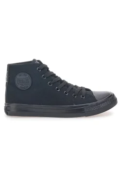 Sneakers Alte in Tela Nera 238-EVERLAST Outlet
