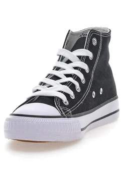 Sneakers alte nere in tela suola platform 5014-ORIGINAL MARINES Discount
