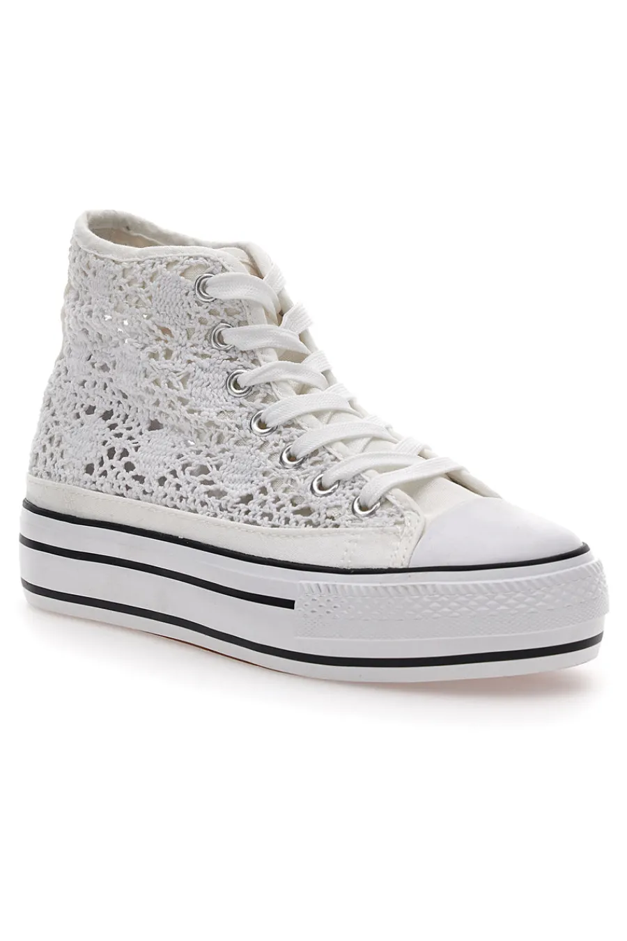 Sneakers Alte Pizzo Bianche 110-ENERGY Hot