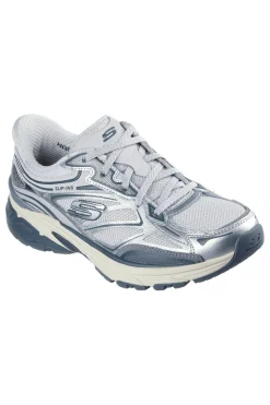 Sneakers con inserti silver e calzata facilitata Stamina Sport Slip-ins-SKECHERS Hot