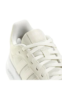 Sneakers avorio con suola leggera Lite Racer 4-ADIDAS