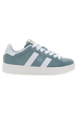 Sneakers Azzurre con Bande Laterali Bianche CAMP NYC SD-COTTON BELT