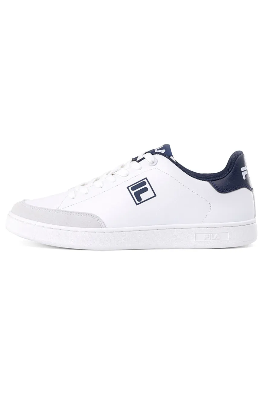 Sneakers Basse Bianche con dettagli Blu FILA COURTBAY