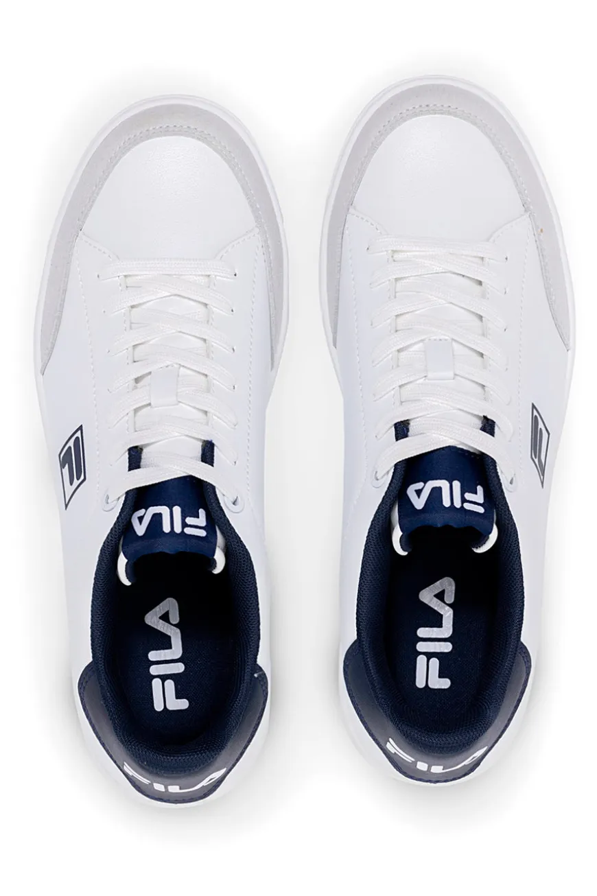 Sneakers Basse Bianche con dettagli Blu FILA COURTBAY