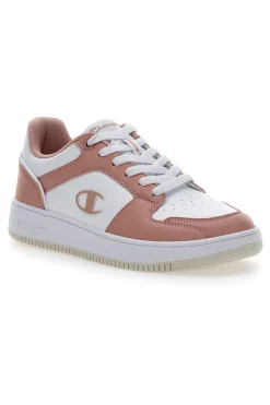 Sneakers Basse Rosa e Bianche Rebound 2.0 Low-CHAMPION Discount