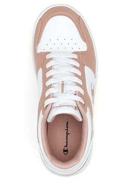 Sneakers Basse Rosa e Bianche Rebound 2.0 Low-CHAMPION Discount