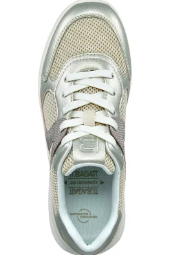 Sneakers Beige con Dettagli Effetto Metallizzato e Soletta Estraibile D35AQM015069-BAGATT Online