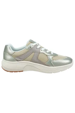 Sneakers Beige con Dettagli Effetto Metallizzato e Soletta Estraibile D35AQM015069-BAGATT Online