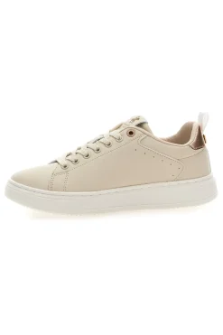 Sneakers beige con dettagli oro Polo Club HUBY LTX-BEVERLY HILLS Clearance