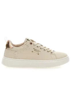 Sneakers beige con dettagli oro Polo Club HUBY LTX-BEVERLY HILLS Clearance