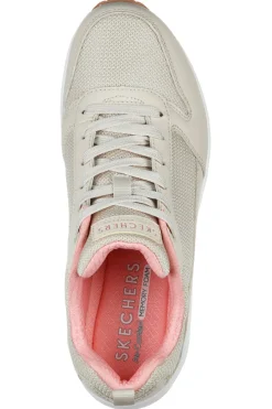 Sneakers beige con inserti in mesh e cuscinetto ad aria UNO Inside Matters-SKECHERS Discount