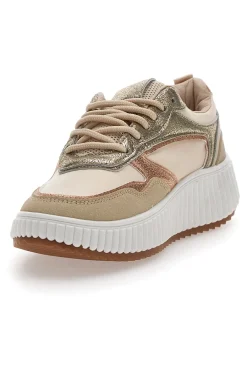 Sneakers con Inserti Metallizzati 012 da Donna-FIRST LADY Best