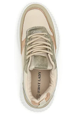 Sneakers con Inserti Metallizzati 012 da Donna-FIRST LADY Best
