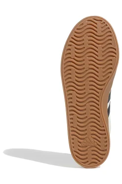 Sneakers beige con strisce nere e suola in gomma VL Court 3-ADIDAS Outlet