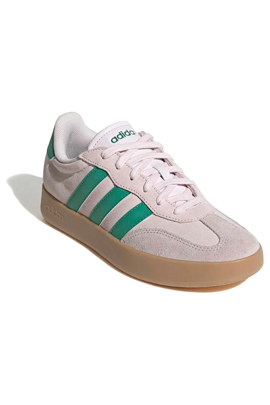 Sneakers beige con strisce verdi e dettagli in suede Barreda-ADIDAS Clearance