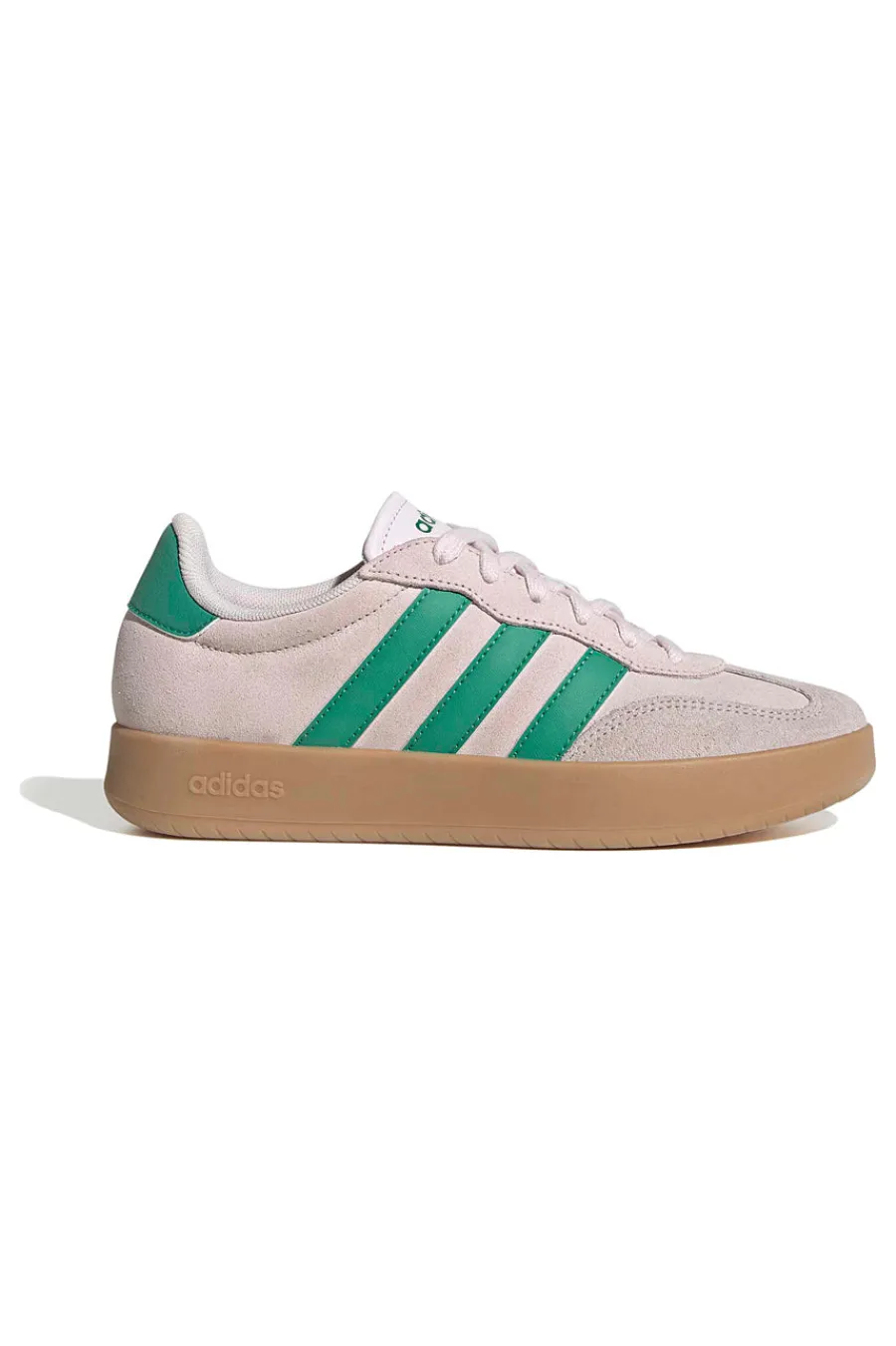 Sneakers beige con strisce verdi e dettagli in suede Barreda-ADIDAS Clearance