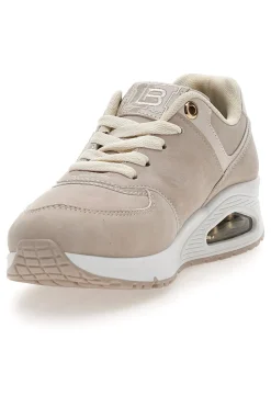Sneakers beige con suola con cuscinetto d’aria 9229-LAURA BIAGIOTTI Sale