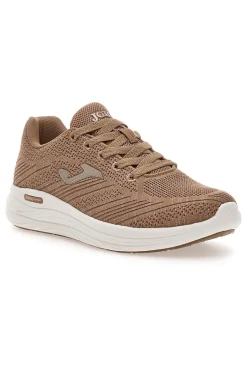 Sneakers beige con tomaia brillantinata e Memory Foam Galar Lady 2526-JOMA Online