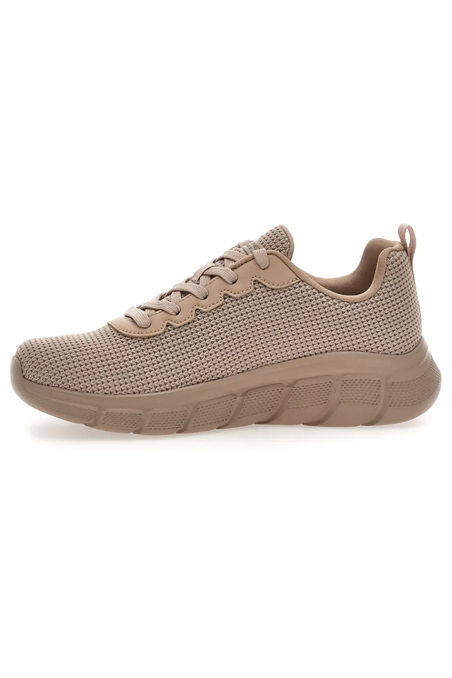 Sneakers beige in knit con Memory Foam BOBS B Flex Visionary Essence-SKECHERS Hot