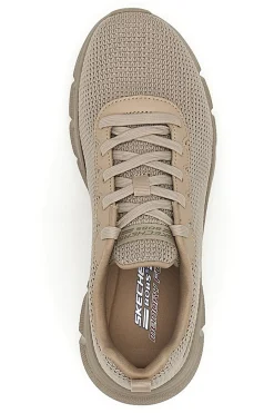 Sneakers beige in knit con Memory Foam BOBS B Flex Visionary Essence-SKECHERS Hot