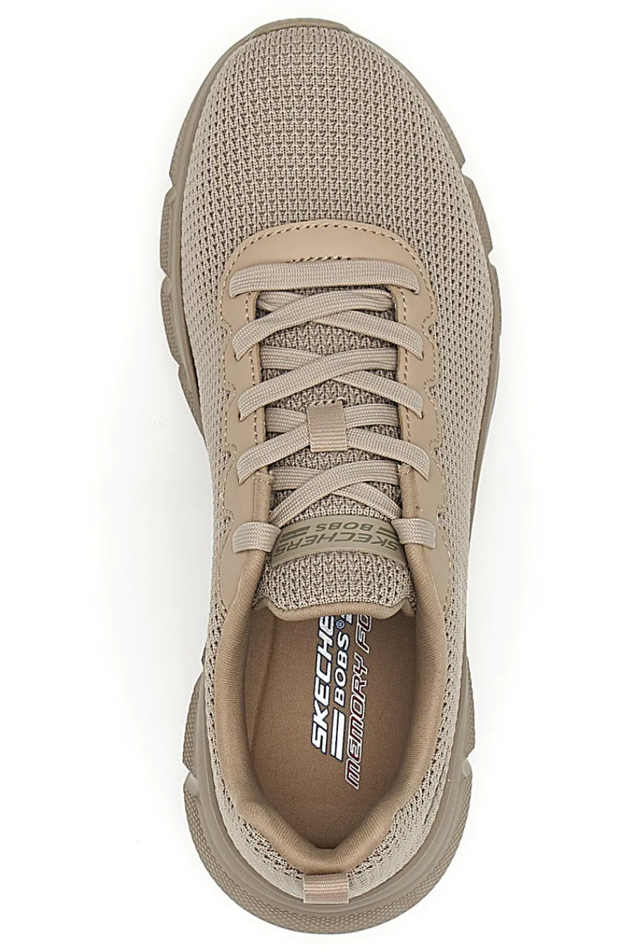 Sneakers beige in knit con Memory Foam BOBS B Flex Visionary Essence-SKECHERS Hot