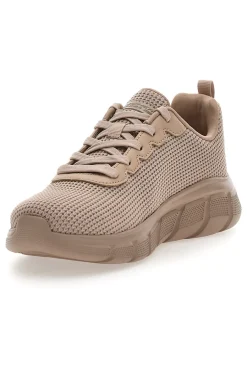 Sneakers beige in knit con Memory Foam BOBS B Flex Visionary Essence-SKECHERS Hot