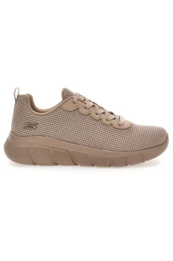 Sneakers beige in knit con Memory Foam BOBS B Flex Visionary Essence-SKECHERS Hot