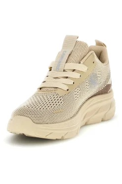Sneakers beige in mesh traspirante CA1267-CANGURO Discount