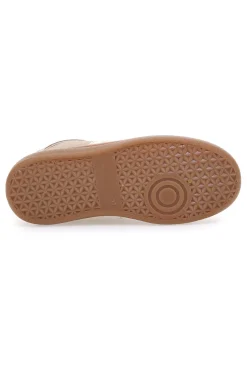 Sneakers beige inserti metallizzati fondo a contrasto Me & Me GB2026-ME u0026 ME Online