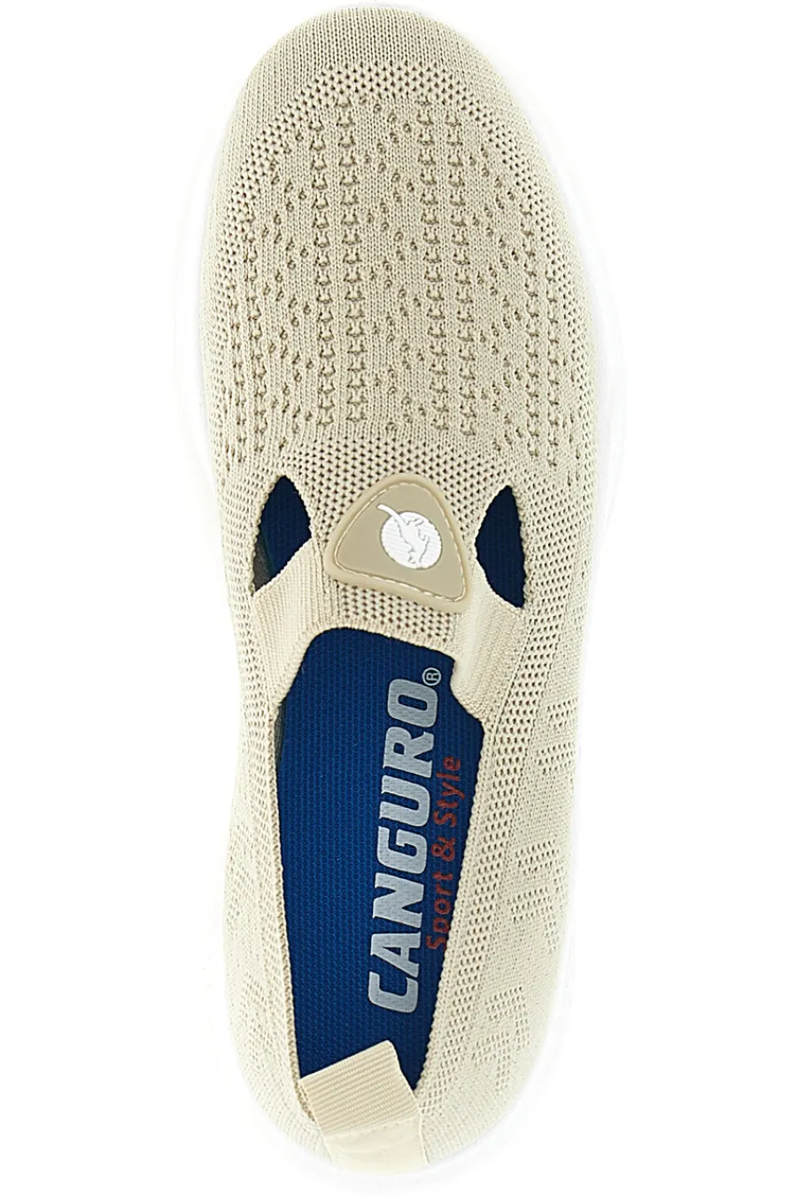 Sneakers beige in tessuto traforato CA1227-CANGURO Clearance