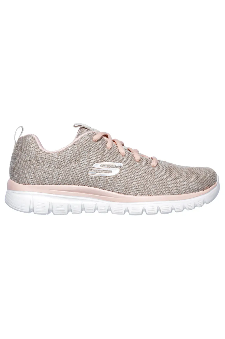 Sneakers Beige SKECHERS Graceful - Twisted Fortune