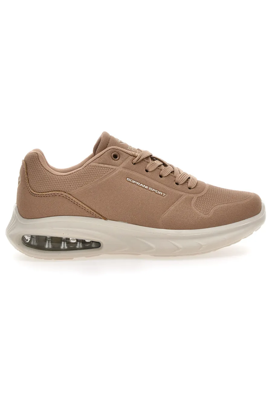 Sneakers Beige Soprani Sport Pau Glitter-SOLO SOPRANI Sale