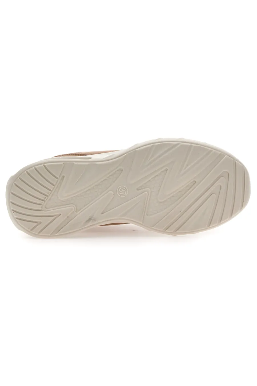 Sneakers Beige Soprani Sport Pau Glitter-SOLO SOPRANI Sale