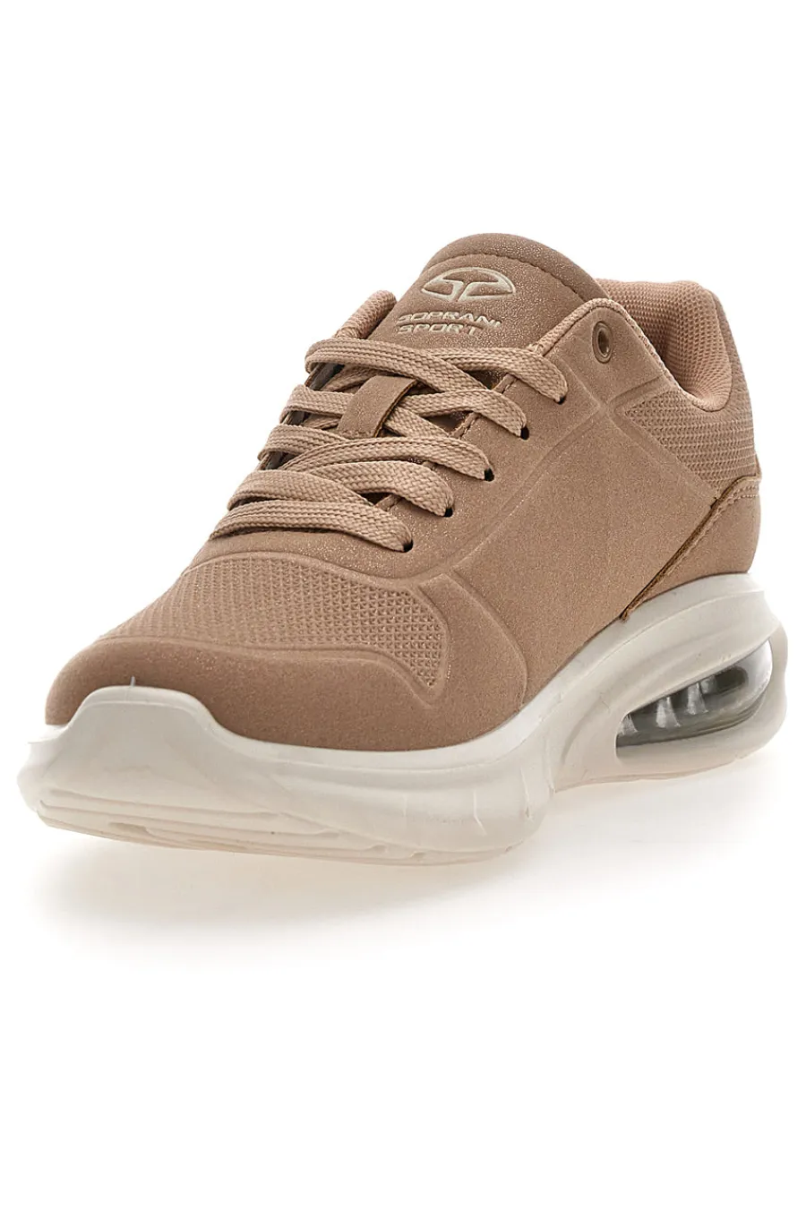 Sneakers Beige Soprani Sport Pau Glitter-SOLO SOPRANI Sale