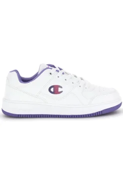 Sneakers bianca dettagli viola RD18 Low G GS-CHAMPION Sale