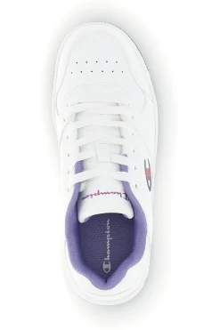 Sneakers bianca dettagli viola RD18 Low G GS-CHAMPION Sale
