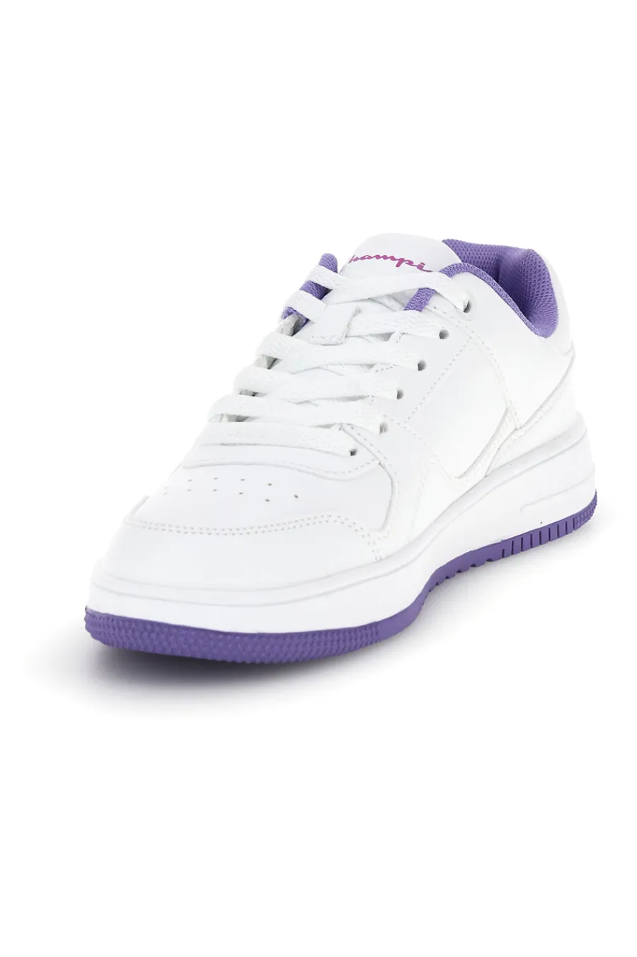 Sneakers bianca dettagli viola RD18 Low G GS-CHAMPION Sale