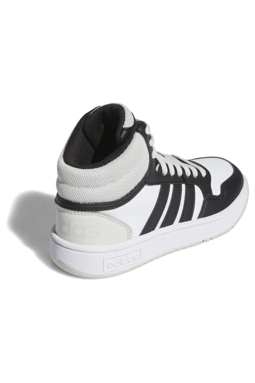 Sneakers bianche alte con lacci Adidas HOOPS 3.0 MID K