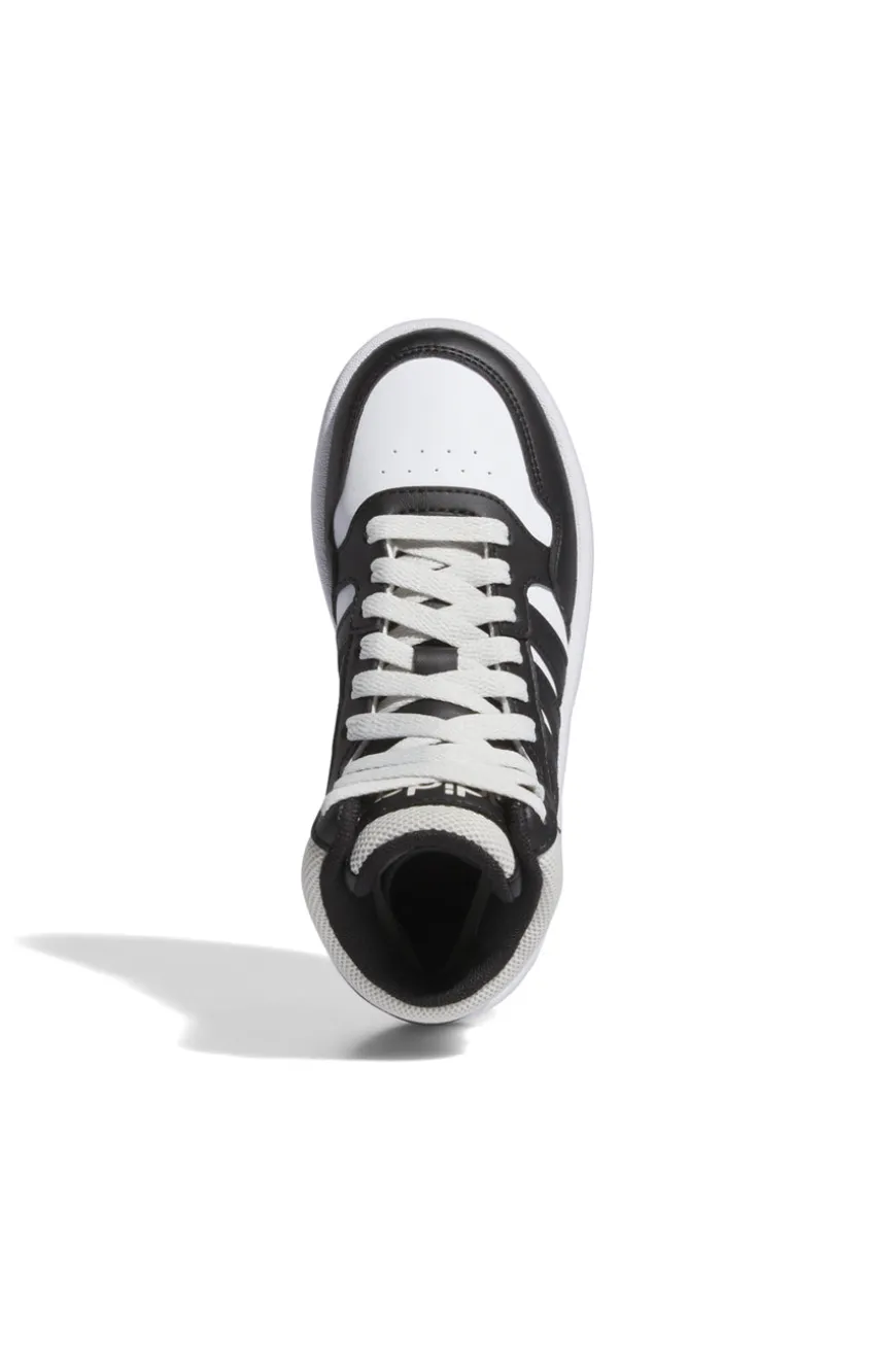 Sneakers bianche alte con lacci Adidas HOOPS 3.0 MID K