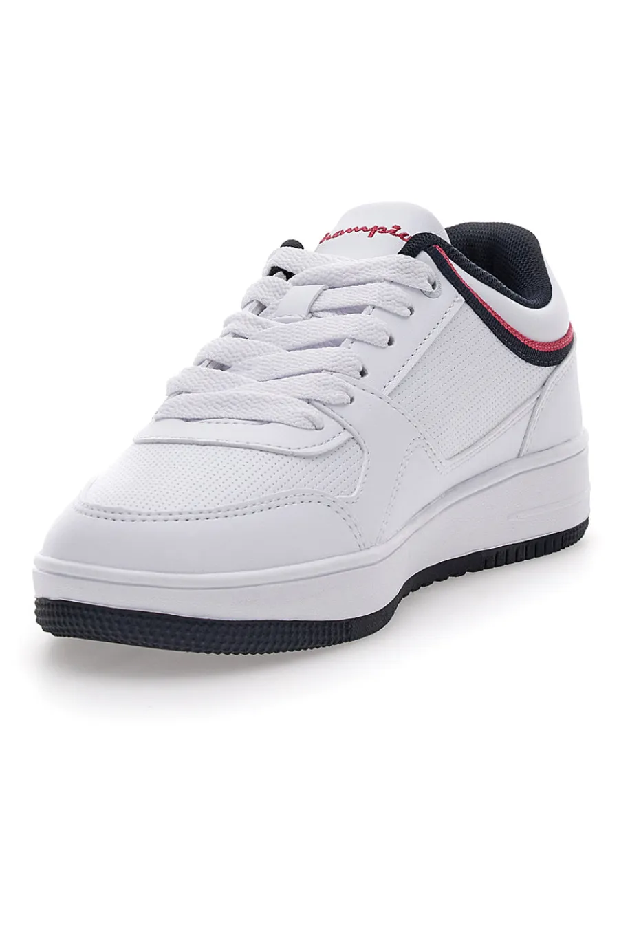 Sneakers Bianche Casual con Lacci Rebound Low-CHAMPION