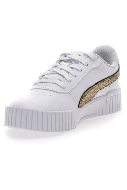Sneakers Bianche Casula con Lacci Carina 2.0 Mettalic Shine-PUMA Sale