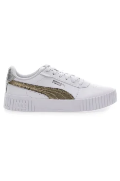 Sneakers Bianche Casula con Lacci Carina 2.0 Mettalic Shine-PUMA Sale