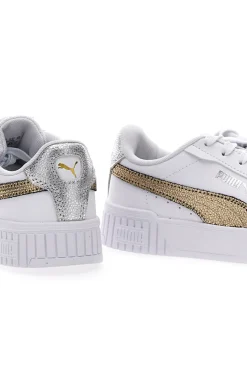 Sneakers Bianche Casula con Lacci Carina 2.0 Mettalic Shine-PUMA Sale