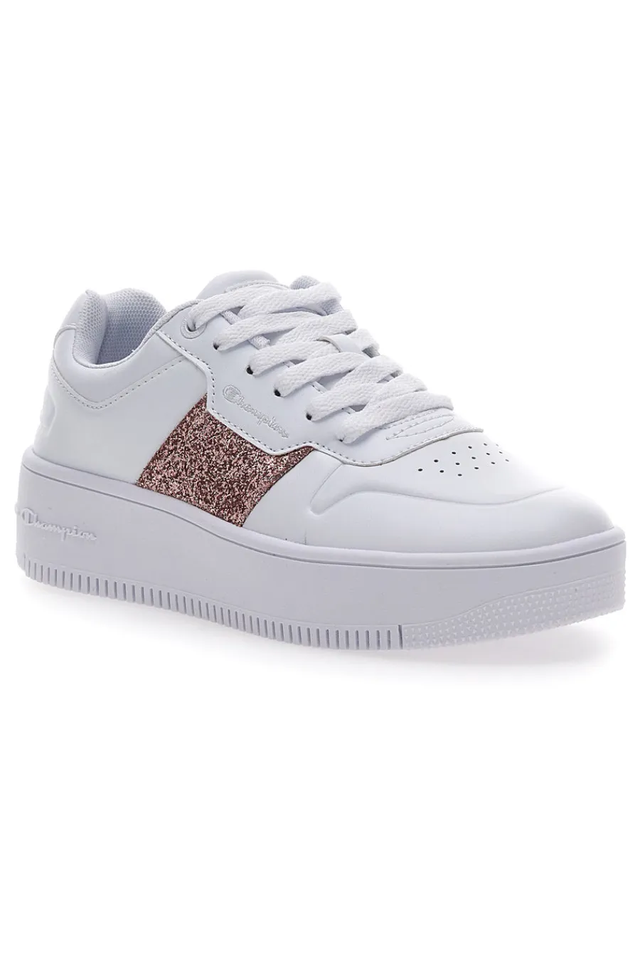 Sneakers Bianche Rebound Platform Sparkle-CHAMPION Discount