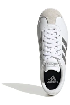 Sneakers Bianche con Bande Argento VL Court Base-ADIDAS Online