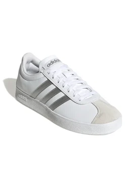 Sneakers Bianche con Bande Argento VL Court Base-ADIDAS Online